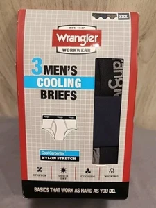 Wrangler Men's Cooling Stretch Briefs Size 3XL - Picture 1 of 2