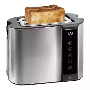 Impolio Toaster 2 scheiben, Toaster mit Brötchenaufsatz, Toaster, LED Display - Bild 1 von 23