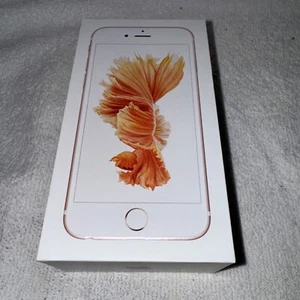 Apple iPhone 6s Plus Rose Gold 64GB Replacement Empty Box Only & Logo Stickers - Photo 1 sur 5