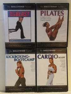 4 Hollywood Trainer Jeanette Jenkins workout DVD lot Kickboxing bootcamp Pilates - Imagen 1 de 6