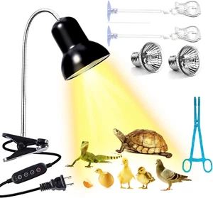 Reptile Heat Lamp Light, UVA UVB Reptile Light, Reptile Turtle Heating Lamps for - Picture 1 of 12