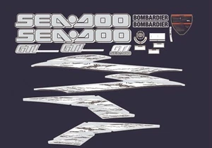 SEADOO GTI 2001 Graphics / Decal / Sticker Kit custom grey - Picture 1 of 1
