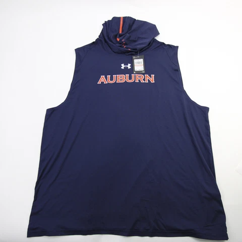 Auburn Tigers Under Armour Sleeveless Shirt Men's Navy New Cover