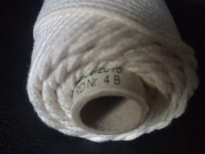 1kg Rolle Kerzen Docht (750m Spule) Runddocht Nr.4 NUR 9 Cent pro Meter - Picture 1 of 1