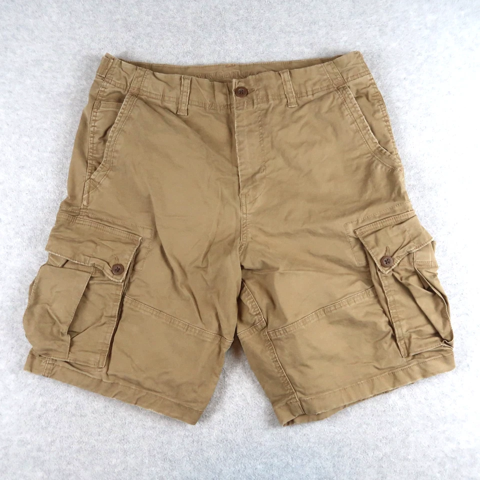 American Eagle Mens Cargo Shorts Size 36 Extreme Flex Khaki Preppy Hiking - Image 1 of 4