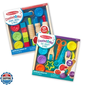 Melissa and Doug Clay Play Activity Set - with Sculpting Tools and 8 Tubs of - Picture 1 of 5