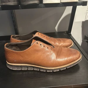 Cole Haan Herren ZERØGRAND Wholecut Lux Oxford C34865 Herren Größe 13 Braun Leder - Bild 1 von 13
