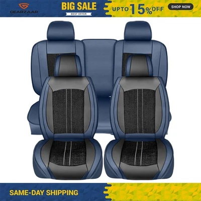 Asiento de coche de 5 asientos para Toyota Corolla cojín de cuero delantero trasero NUEVO 5 asientos Foto 1 de 4