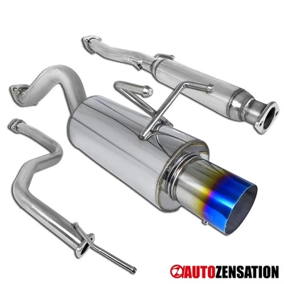 Fits 1992-1995 Honda Civic 3Dr Hatchback Titanium Exhaust Pipe Catback Hatchback - Image 1 of 4