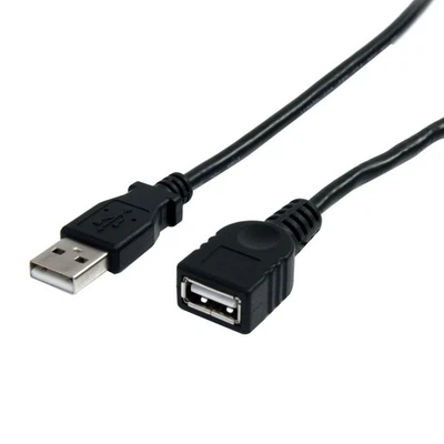StarTech.com 3 ft Black USB 2.0 Extension Cable A to A - M/F - 3 ft USB A to A E - Image 1 of 4