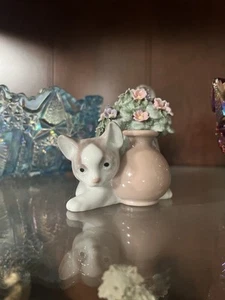 Statuina gatto/gattino Lladro "punto segreto", ritirata con scatola originale - Foto 1 di 6