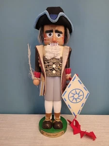 Vintage Ltd. Ed. Steinbach 17" Nussknacker Benjamin Franklin American Inventors - Bild 1 von 9