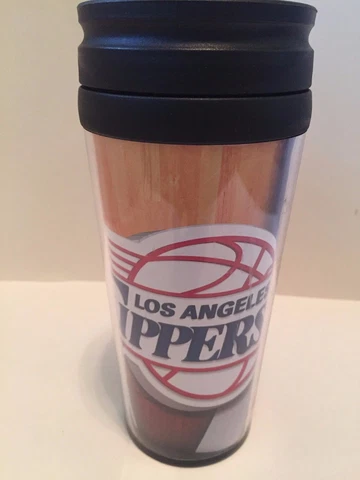 Los Angeles Clippers 16oz. Wrap Insulated Tumbler Travel Mug Lid NBA Licensed Cover