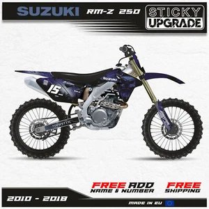 Suzuki RMZ 250 2010 2011 2012 2013 2014 2015 2016 2017 2018 Graphics Decals - Picture 1 of 7