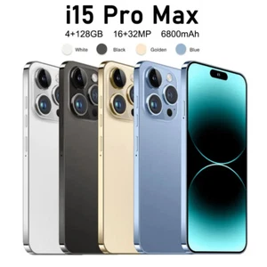 NEW i15 Pro Max 5G Unlocked 6G+128GB Smartphone Android 15 Dual SIM Mobile Phone - Picture 1 of 26