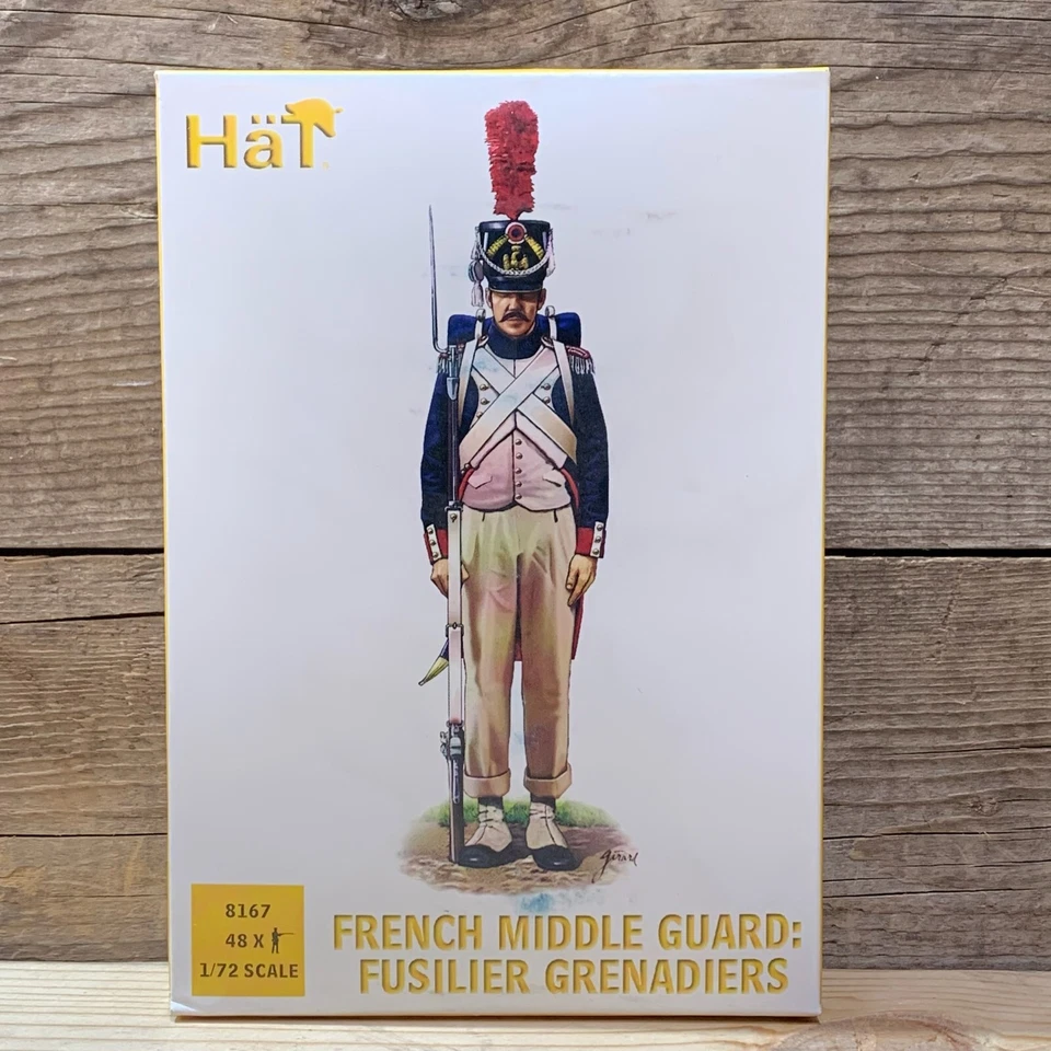 HaT 8167 French Middle Guard Fusilier Grenadiers Model Figures NOS 1/72 Scale