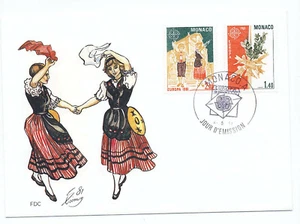 Monaco 1981 First Day Cover Europa Palm Sunday #1278-79 Cachet - Picture 1 of 1