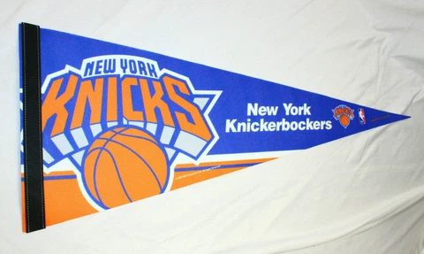 New York Knicks Basketball Team Logo Style Premium Felt 30" x 12" PENNANT 2020 Cover