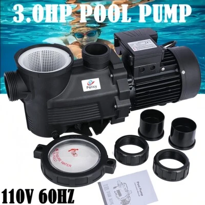 3.0 HP Swimming Pool Pump Motor w/Strainer Generic In/Above Ground For Hayward - Image 1 of 4