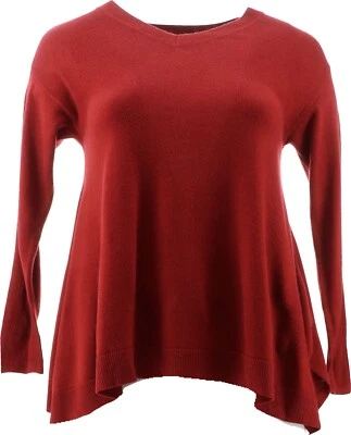 Suéter DG2 Diane Gilman Lux Touch Boxy VINO 3X NUEVO (711) Foto 1 de 4