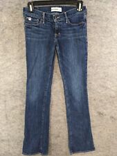 abercrombie Jeans Girls 14 Blue Stretch Denim Straight 30.5" Inseam 5 Pockets
