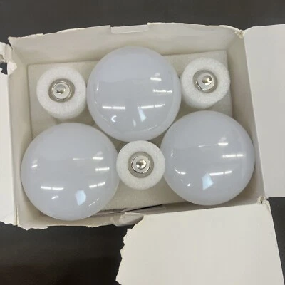 6 Pack Smart Light Bulb WiFi LED 9W E26 DIMMABLE 720 Lumens 2700-9000K+RGB Chrty - Image 1 of 4