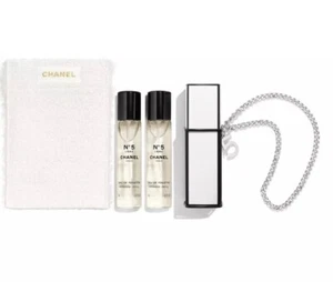 CHANEL N°5 L’EAU EAU DE TOILETTE REFILLABLE POCKET ATOMIZER LIMITIE EDITIO - Picture 1 of 3