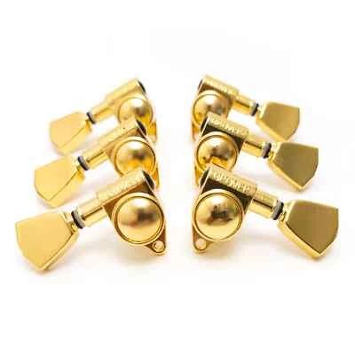 ALLJITA 3L3R Guitar Tuning Pegs 3x3 Machine Heads Tuners with Trapezium Buttons