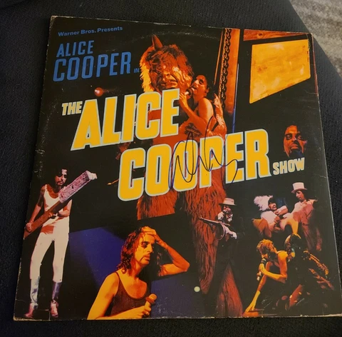 ALICE COOPER SIGNED THE ALICE COOPER SHOW VINYL W/COA+PROOF Cover
