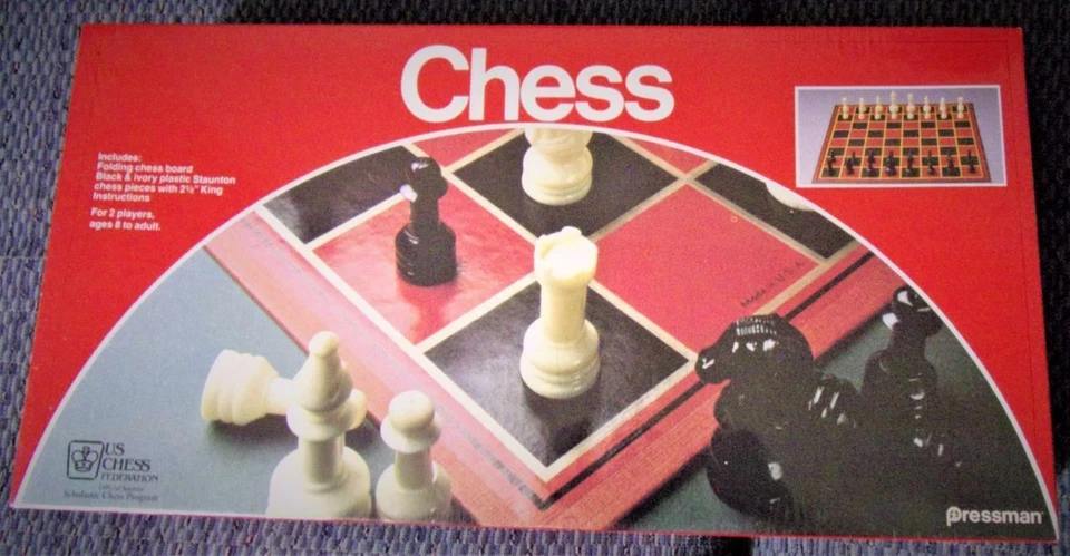 Pressman Chess Game with Board SEALED - Image 1 of 1