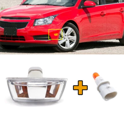Par de luces pequeñas guardabarros señal de giro lateral para Chevrolet Cruze 2009-2014 Foto 1 de 4