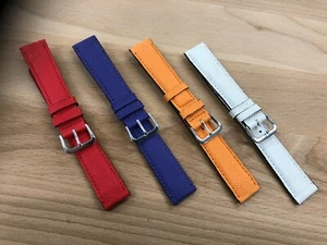 Waterproof Polyurethane Sports Watch Strap 18mm at fixing point - Picture 1 of 5