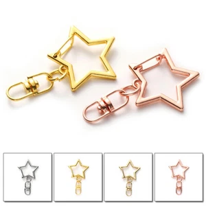 10pcs Star Lobster Claw Clasp Keychain Snap Hooks Key Rings Buckle Chain 2024 - Picture 1 of 15