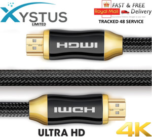 HDMI Cable Premium Braided V2.0 4K Ultra HD TV 2160p ARC 1m 2m 3m 5m 10m 15m 20m