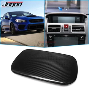 Carbon Interior GPS Navigation Display Screen Cover For Subaru WRX VA STI 15-21 - Picture 1 of 9