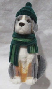 Bath & Body Works Wallflower Plug  HOLIDAY WINTER DOG green scarf gray pup - Picture 1 of 3