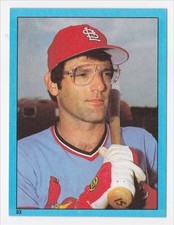 1982 Topps Stickers #93 Darrell Porter St. Louis Cardinals