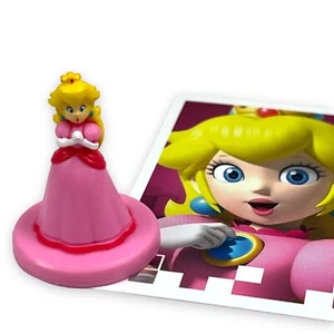 Monopoly Gamer Edition Mario Brettspiel Figuren Teile PRINZESSIN PFIRSICH Token Karte - Bild 1 von 4