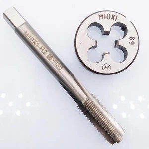 US Stock HSS M10 x 1mm Tap & M10 x 1.0mm Die Metric Thread Right Hand - Picture 1 of 4