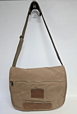 Bolso Mensajero Mr. Cat Original Lona Tostada Bolso de Mano para Laptop Expandible Foto 1 de 4