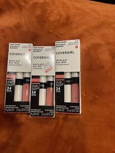 Lot Of 3 CoverGirl Outlast All Day Lip Color -910 Light Warm