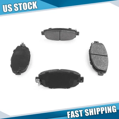 Front Semi-Metallic Brake Pads Fits 2000 1999 Lexus SC300 - Image 1 of 4