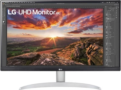 LG 27UP600-W 27" Ultrafine 4K UHD (3840x2160) IPS Computer Monitor, AMD FreeSync - Image 1 of 4