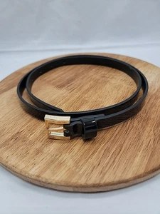 Cinturón Tommy Hilfiger charol negro 31" a 35" - Imagen 1 de 5