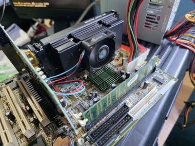 Scheda Madre MSI MS-6191 Ver: 1 Slot A + Amd Athlon 600Mhz + Scheda Video - Immagine 1 di 4