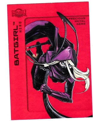 Batgirl 2025 SkyBox Metal Universe Batman Red PMG  #46/100 - Image 1 of 2