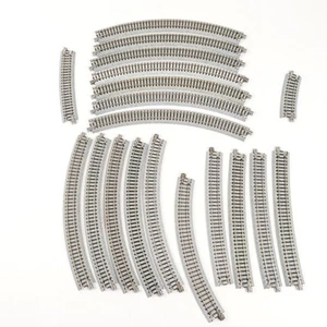 Mixed Lot of 19 Kato Unitrack N Scale Curved Tracks Pieces Various Sizes - Picture 1 of 6