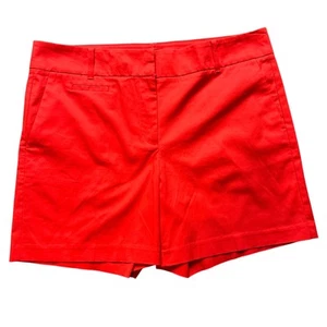 Ann Taylor Devin Orange Shorts.  Cotton/Spandex  Size 12 - Picture 1 of 5