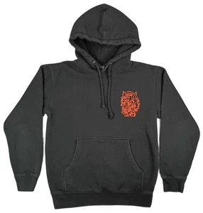 Stance Wolfpack Sudadera con Capucha Gráfica Unisex XS El Pullover Negro Naranja Peso Pesado - Imagen 1 de 9