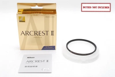 [Almost Unused]Nikon ARCREST II PROTECTION FILTER lens filter 77mm From JAPAN 82 - Image 1 of 4